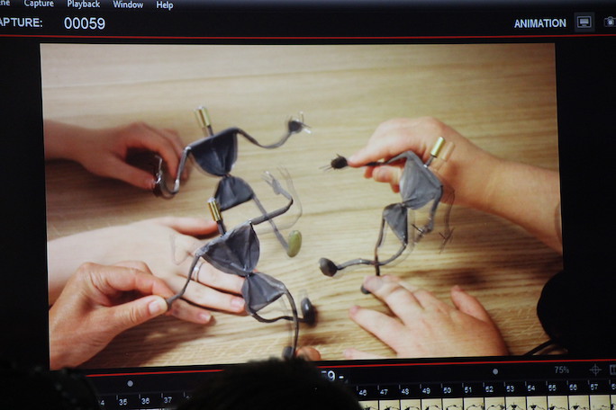 Fastrack students stop motion animating'