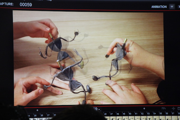 Fastrack students stop motion animating'