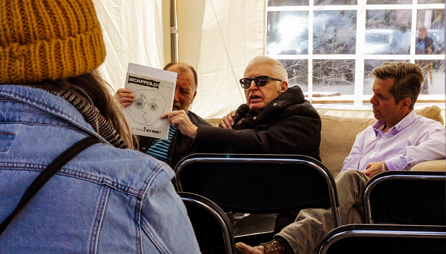 Mike McGear - McCartney discussing his 'Weirdos' at Sound City