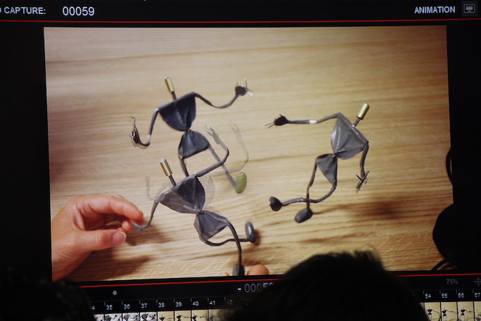 Fastrack students stop motion animating'