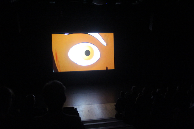 During the screening'