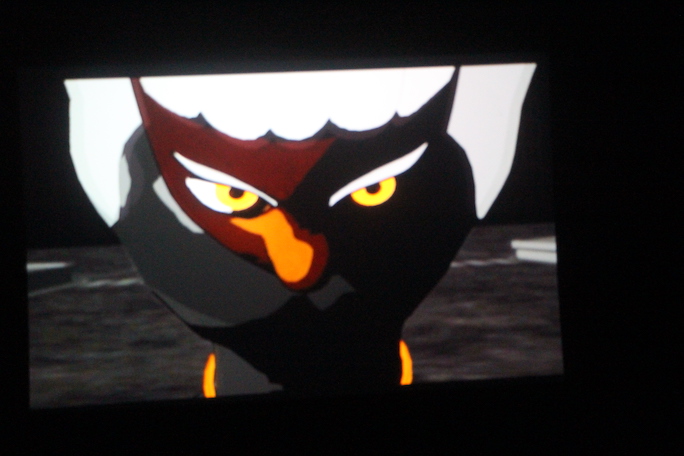 During the screening'