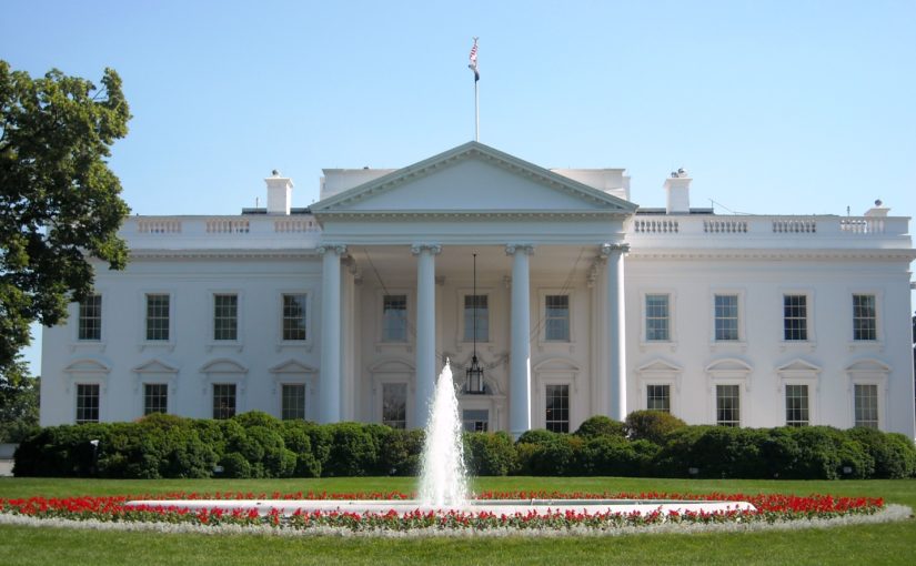 The White House, Washington DC on a sunny day