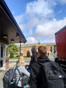 Lovely weather on our arrival