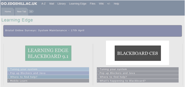 Learning Edge login page screenshot