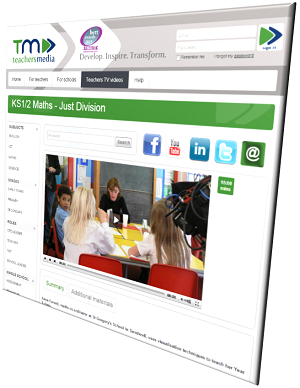 Click to go to TeachersMedia.co.uk: KS 1/2 Maths - Just Division