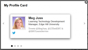 Profile Card graphic