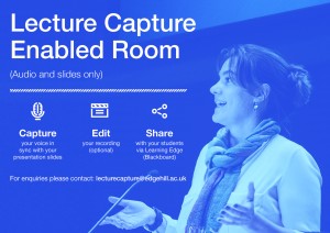 LLecture capture Poster
