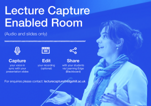 Lecture Capture Enabled Room