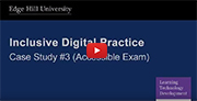 YouTube video - Accessible Exam (PowerPoint - Audio File).