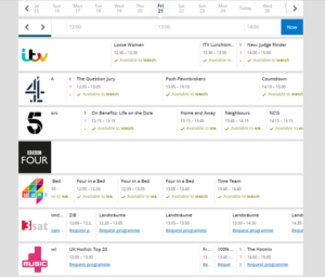Box of Broadcasts Guide Page