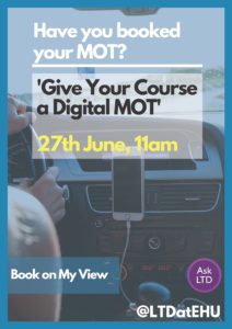 Have you booked your MOT?
