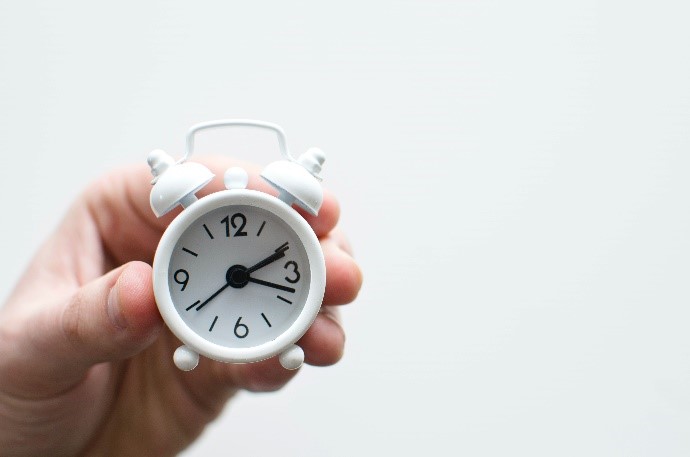 Picture of an a small alarm clock
