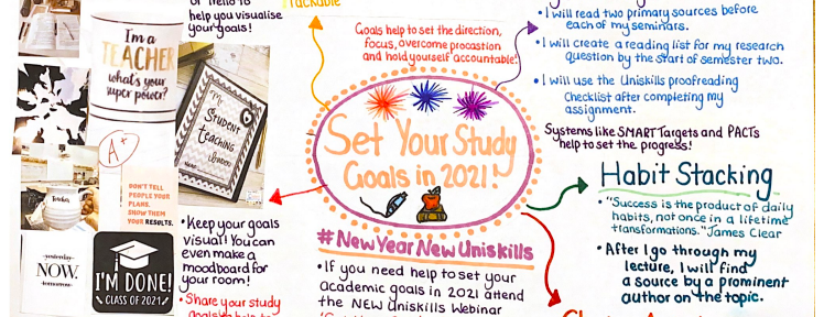 Student Takeaways from the Goal Setting and Study Smarter UniSkills Webinars
