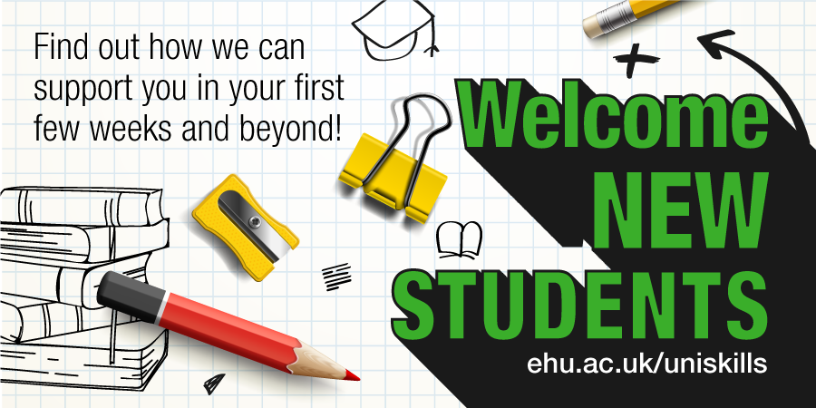 Welcome new students. Find out how we can support you in your first few weeks and beyond