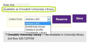 Library Book - reservation zoom detail