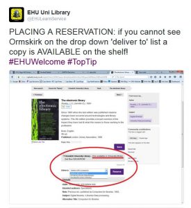 Tip - Reservations