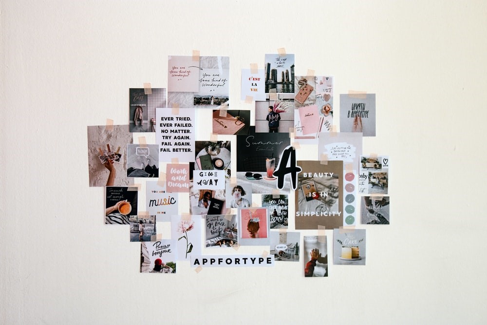 Moodboard of images