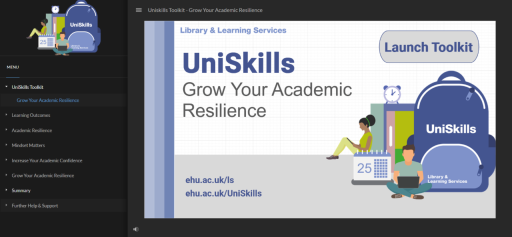 screenshot of the toolkit