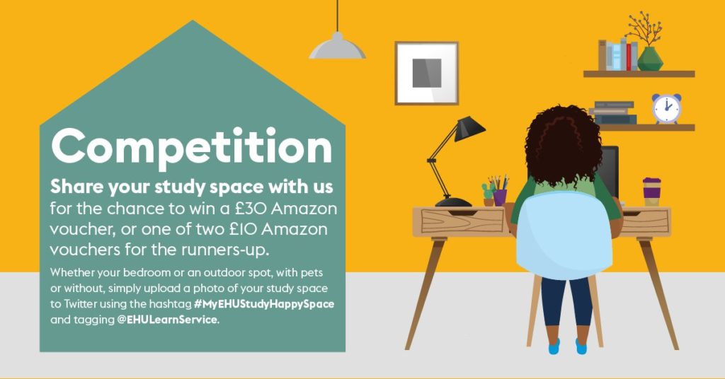 Competition: share your study space with us for the chance to win a £30 Amazon voucher, or one of two £10 Amazon vouchers. T&C apply.