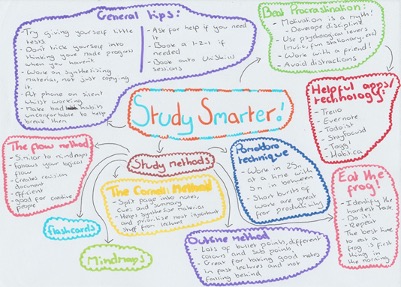 Example of a mind-map from Student Advisor Lauren.