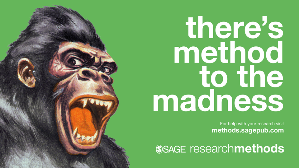 Promotional image for SAGE research methods.