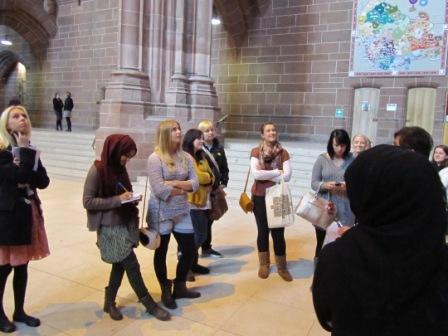 PGCE trainees visit Liverpool Anglican Cathedral